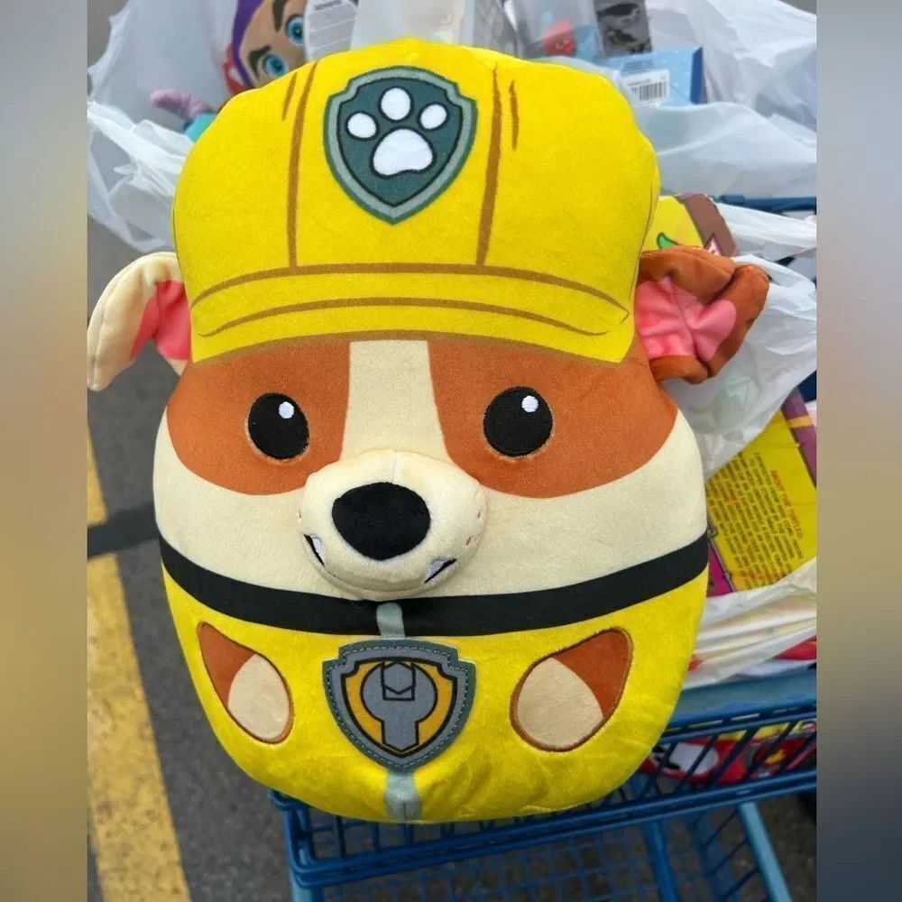 Paw Patrol Rubble Squish Plush NWT